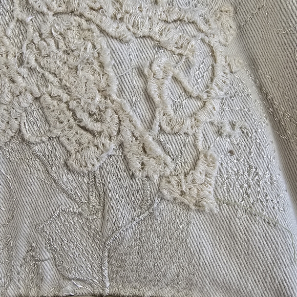 Laura Ashley Embroidered Cotton Jean Jacket - Picture 6 of 16